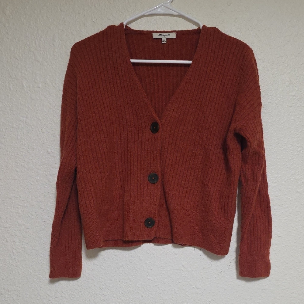 Madewell Women's Brick Cardigan with Button Accents